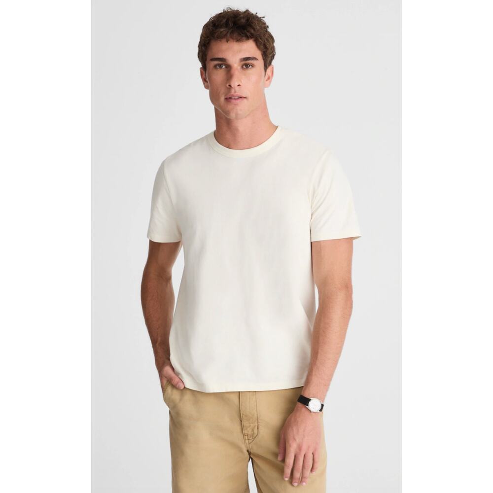 Madewell | NWOT Mens Garment Dyed Allday Crewneck Tee White | Sz M